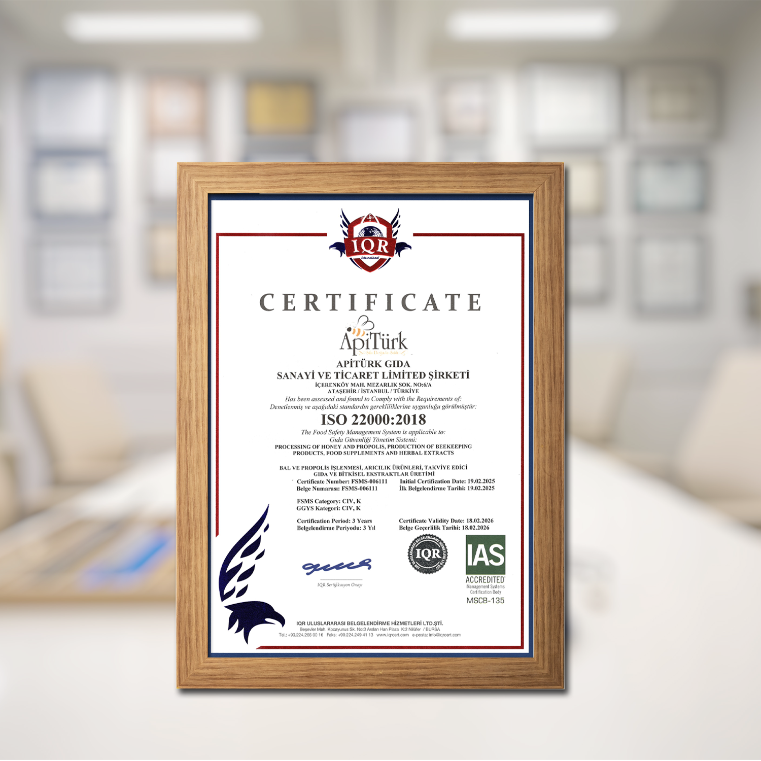 APİTÜRK GIDA SAN.VE TİC.LTİ. ŞTİ. Resim - 1