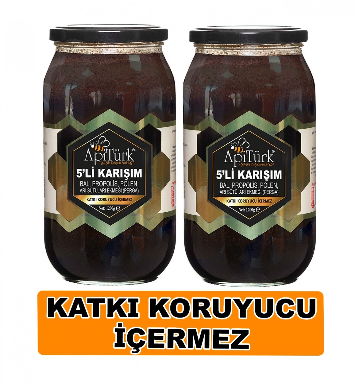 AVANTAJ PAKETİ APİTÜRK  5'Lİ KARIŞIM 1200gr 2 Adet