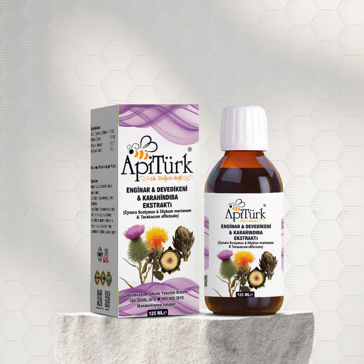 Enginar & Devedikeni & Karahindiba Ekstraktı (Cynara Scolymus & Silybum Marianum & Taraxacum Officinale) 125 Ml Enginar & Devedikeni & Karahindiba Ekstraktı (Cynara Scolymus & Silybum Marianum & Taraxacum Officinale) 125 Ml