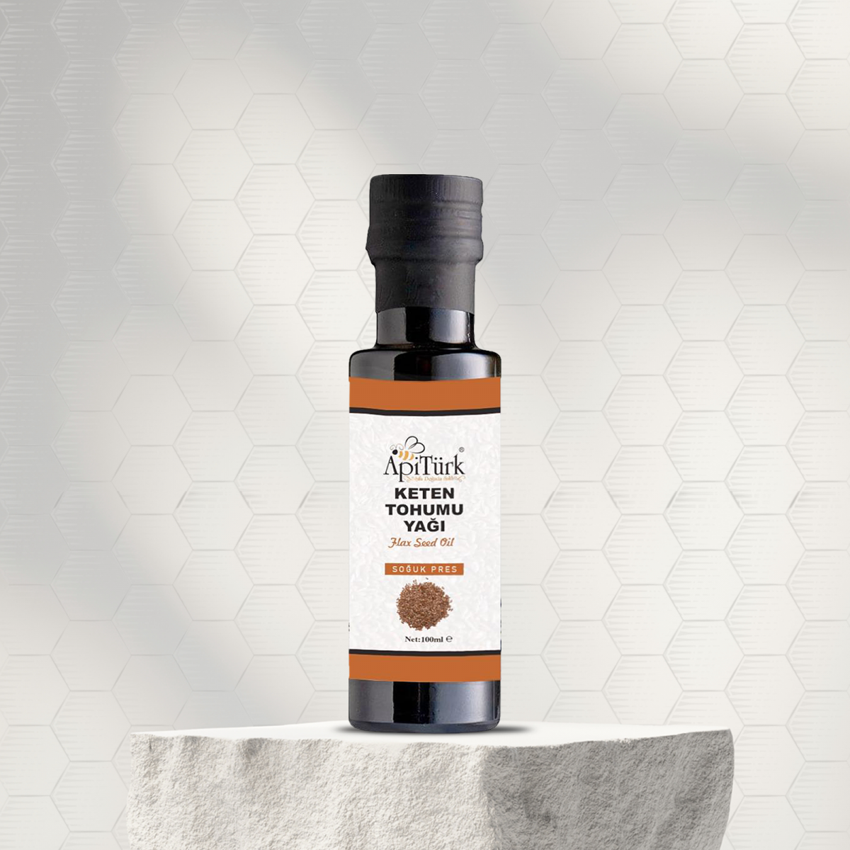 Keten Tohumu Yağı 100ml (Soğuk Pres) Keten Tohumu Yağı 100ml (Soğuk Pres)