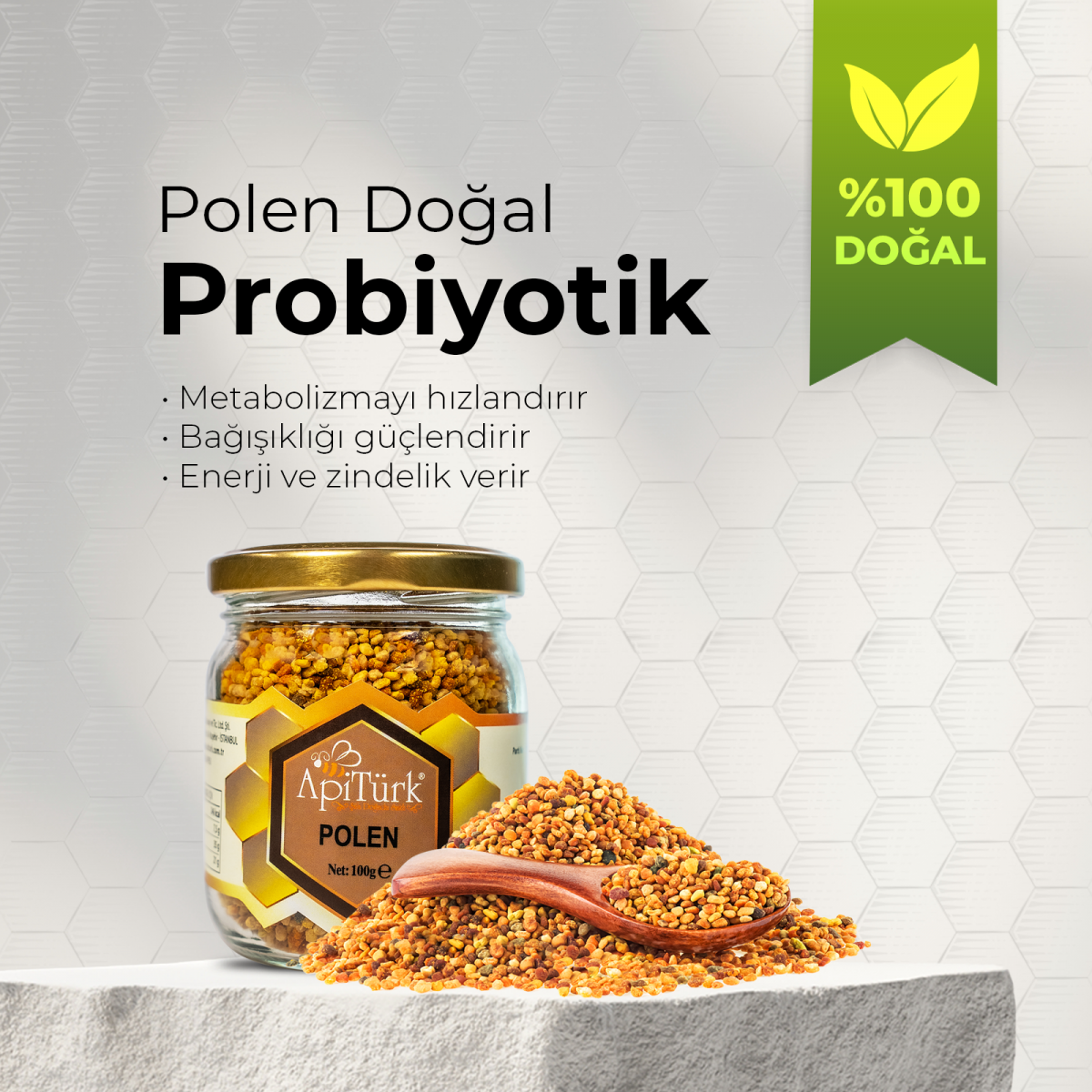 Renkli Kuru Polen 100gr