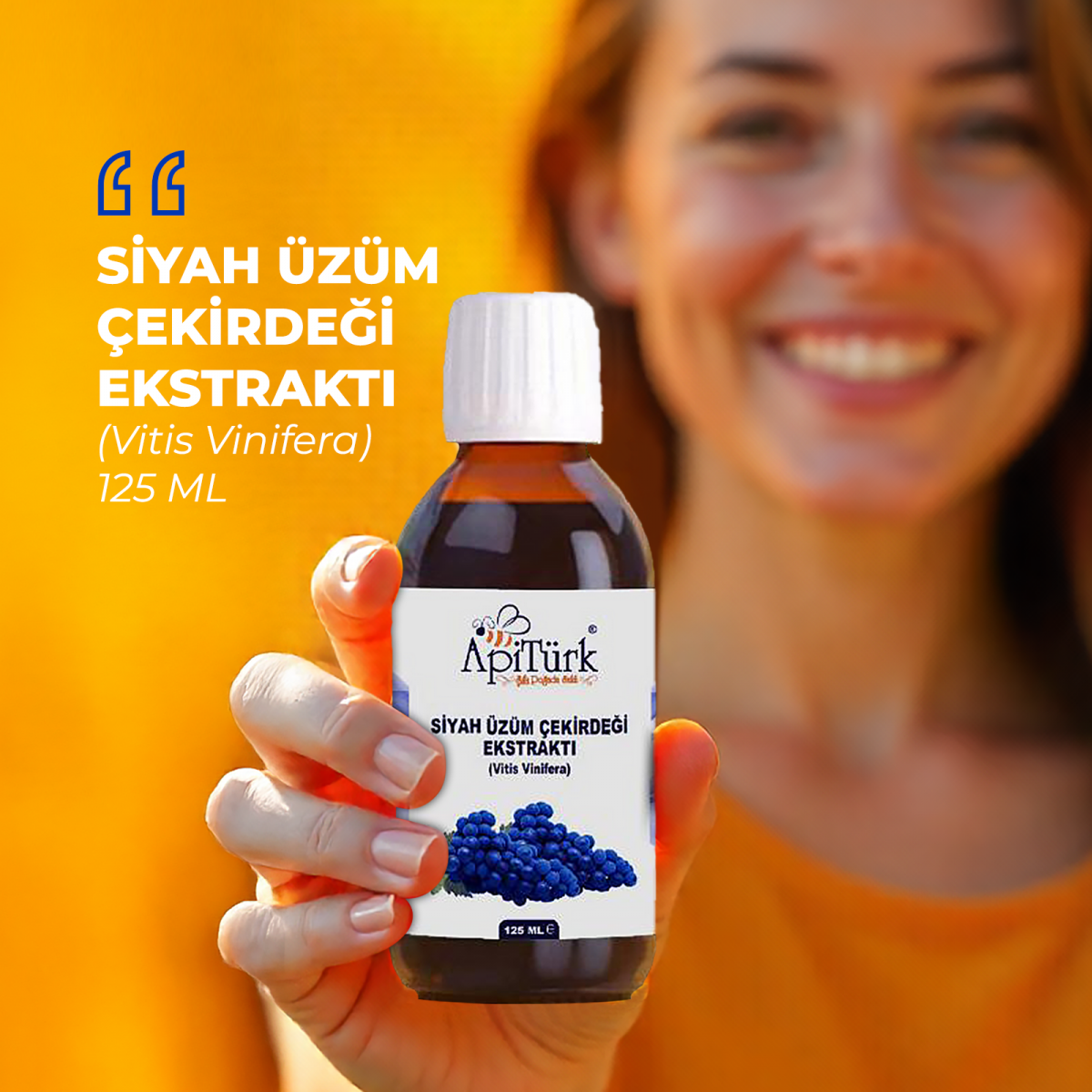Siyah Üzüm Çekirdeği Ekstraktı (Vitis Vinifera) 125 Ml Siyah Üzüm Çekirdeği Ekstraktı (Vitis Vinifera) 125 Ml