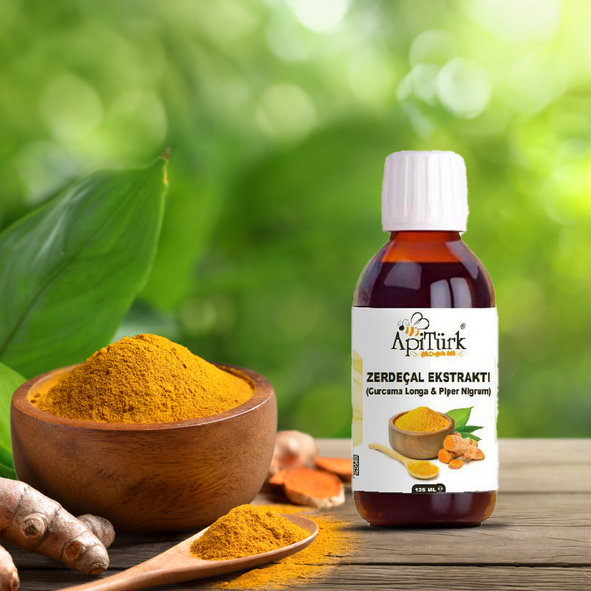 Zerdeçal Ekstraktı (Curcuma Longa & Piper Nigrum)  125 Ml