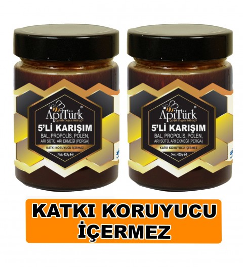 AVANTAJ PAKETİ  APİTÜRK  5'Lİ KARIŞIM 425gr 2 Adet