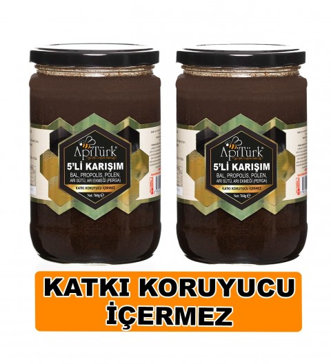 AVANTAJ PAKETİ  APİTÜRK 5'Lİ KARIŞIM 760gr 2 Adet