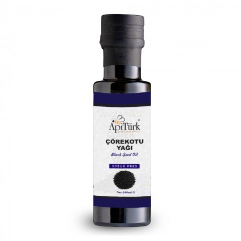 APİTÜRK ÇÖREKOTU YAĞI 100ml (Soğuk Pres)