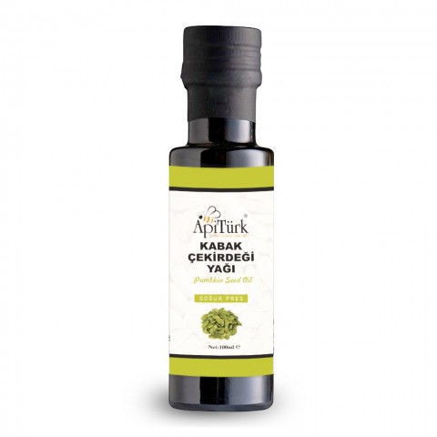 APİTÜRK KABAK ÇEKİRDEĞİ YAĞI 100ml (Soğuk Pres)