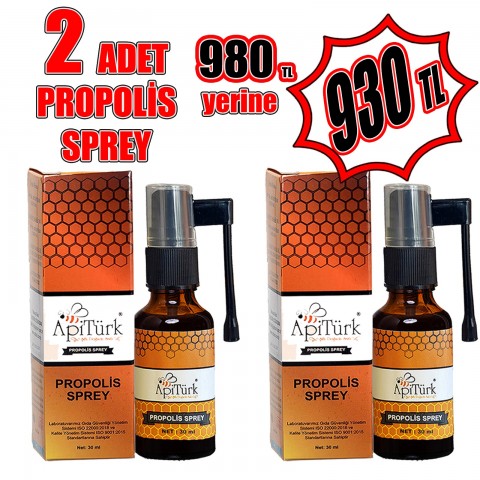 AVANTAJ PAKETİ APİTÜRK PROPOLİS SPREY 2 ADET 30 ml (Ağız)