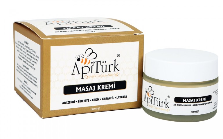 MASAJ KREMİ (ARI ZEHİRİ BİBERİYE KEKİK KARANFİL LAVANTA) 50ml