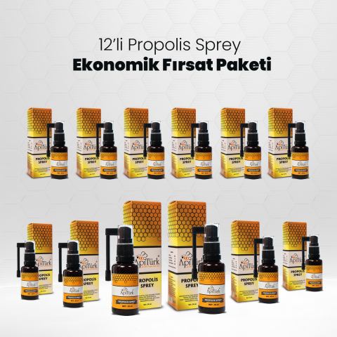 10’lu Propolis Sprey Ekonomik Paket 30ml 12 Adet