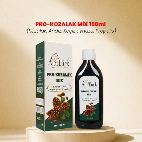 Pro-Kozalak Mix 150ml (Kozalak, Andız, Keçiboynuzu, Propolis)