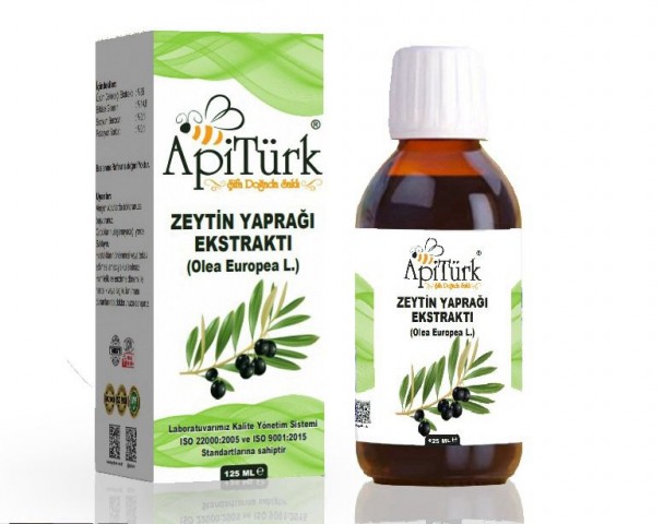 APİTÜRK ZEYTİN YAPRAĞI EKSTRAKTI (Oleo Europea L.) 125 ml